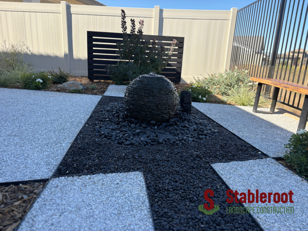 basalite water feature